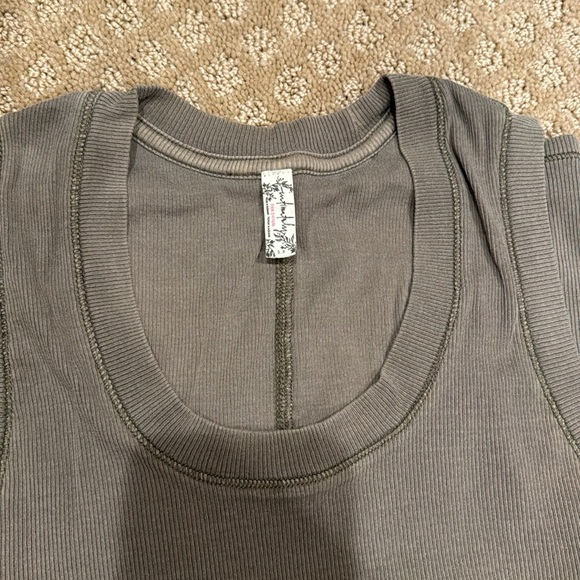 Free People green tank - Picture 3 of 3